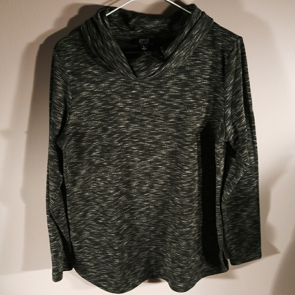 Jones new york long sleeve cowl sweatshirt Sz. L